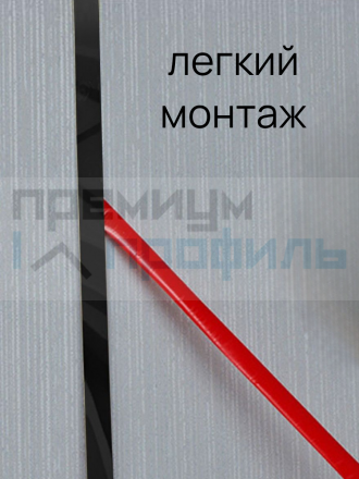 Самоклеящийся гибкий молдинг, полоса из нержавеющей стали, 30мм 5м. Черный браш								