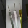 Алюминиевый П-образный профиль для стекла ПО-145 серебро/глянец 3 м.
