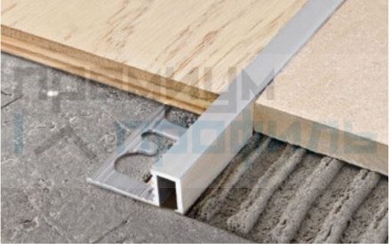 П профиль алюминиевый PROLISTEL PRFAA 08 2.7м 8х8мм алюминиевый анодированный серебро матовый Progress Profils