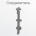 Соединитель металлический для плинтуса ПЛDJ-75 серебро/мат