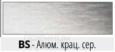 Алюминиевый квадратный профиль для плитки PROJOLLY SQUARE PJQBS10 2.7м 10мм цвет крацованный/шлифованный серебро Progress Profils
