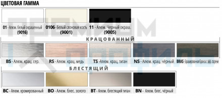 Г образный профиль алюминиевый под плитку/ламинат PROTERMINAL PTNE125 2,7м 12.5мм алюминиевый черный матовый Progress Profils